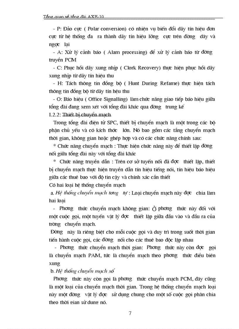 image for page Tổng quan về tổng đài AXE 10