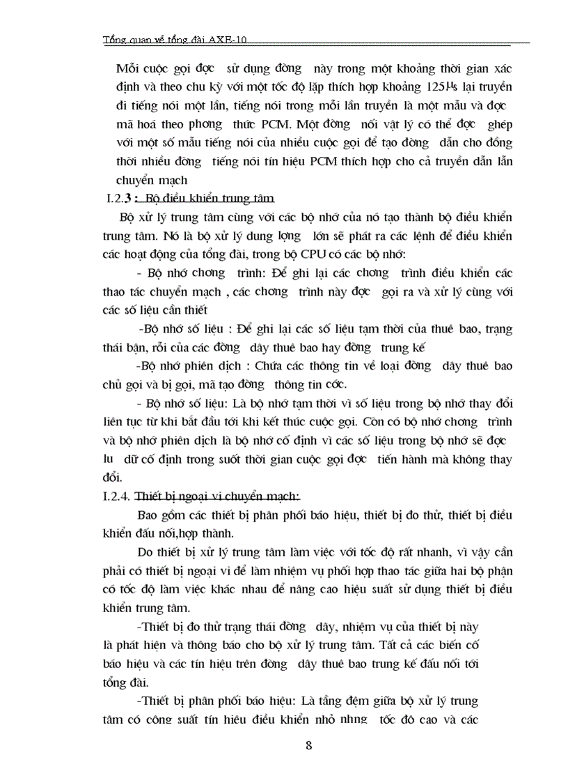 image for page Tổng quan về tổng đài AXE 10