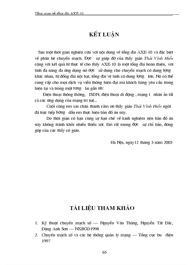 image for page Tổng quan về tổng đài AXE 10