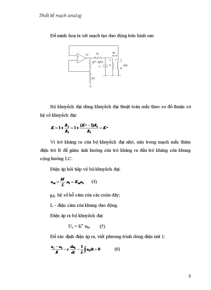 image for page Thiết kế mạch analog 1