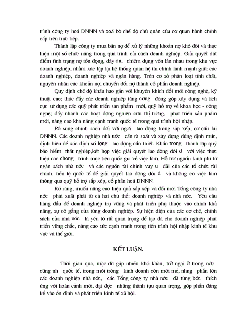 image for page Vai trò của Tổng công ty nhà nước và một số giải pháp nâng cao hiệu quả hoạt động của các Tổng công ty Nhà nước 1