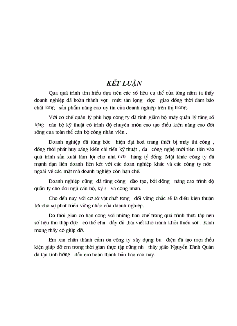 image for page Thực tế tổ chức quản lý sản xuất và tổ chức quản lý lao động tại công ty xây dựng bưu điện Tổng Công Ty Bưu Chính Việt Nam