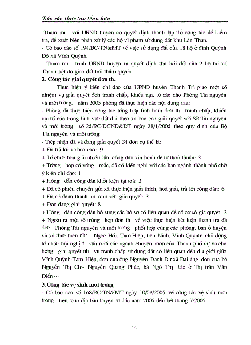 image for page Hệ thống tổ chức chức năng nhiệm vụ bộ máy tổ chức điều hành của Phòng Tài nguyên và môi trường huyện Thanh Trì