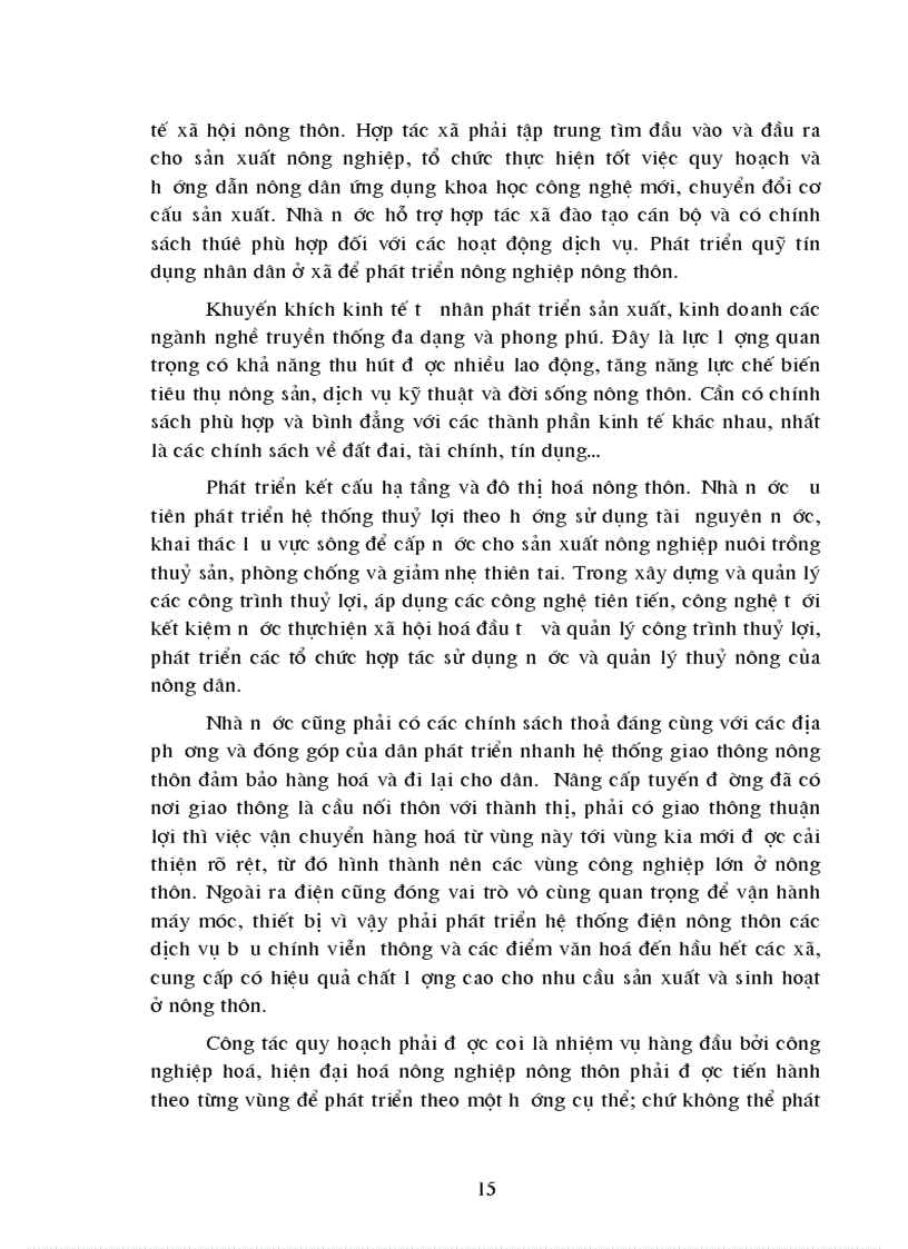 image for page Công nghiệp hoá hiện đại hoá nông nghiệp và nông thôn ở nước ta trong giai đoạn hiện nay thực trạng và các giải pháp