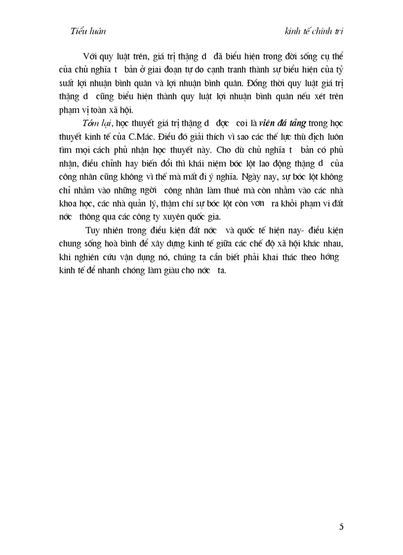 image for page Tại sao nói học thuyết giá trị thặng dư là hòn đá tảng to lớn nhất trong học thuyết kinh tế của C Mác 1