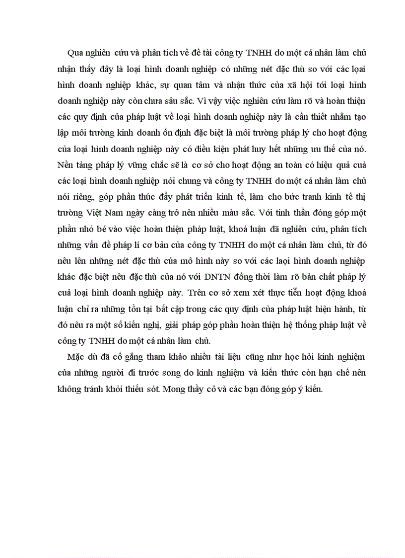 image for page Thực tiễn thi hành và một số kiến nghị nhằm thực thi Luật doanh nghiệp 2005 về công ty TNHH do một cá nhân làm chủ