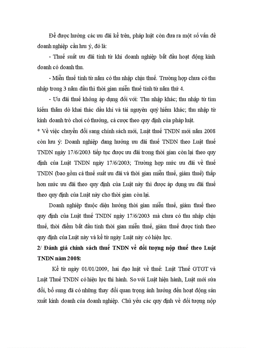 image for page Đánh giá về chính sách thuế TNDN về đối tượng nộp thuế theo Luật thuế TNDN năm 2008 1