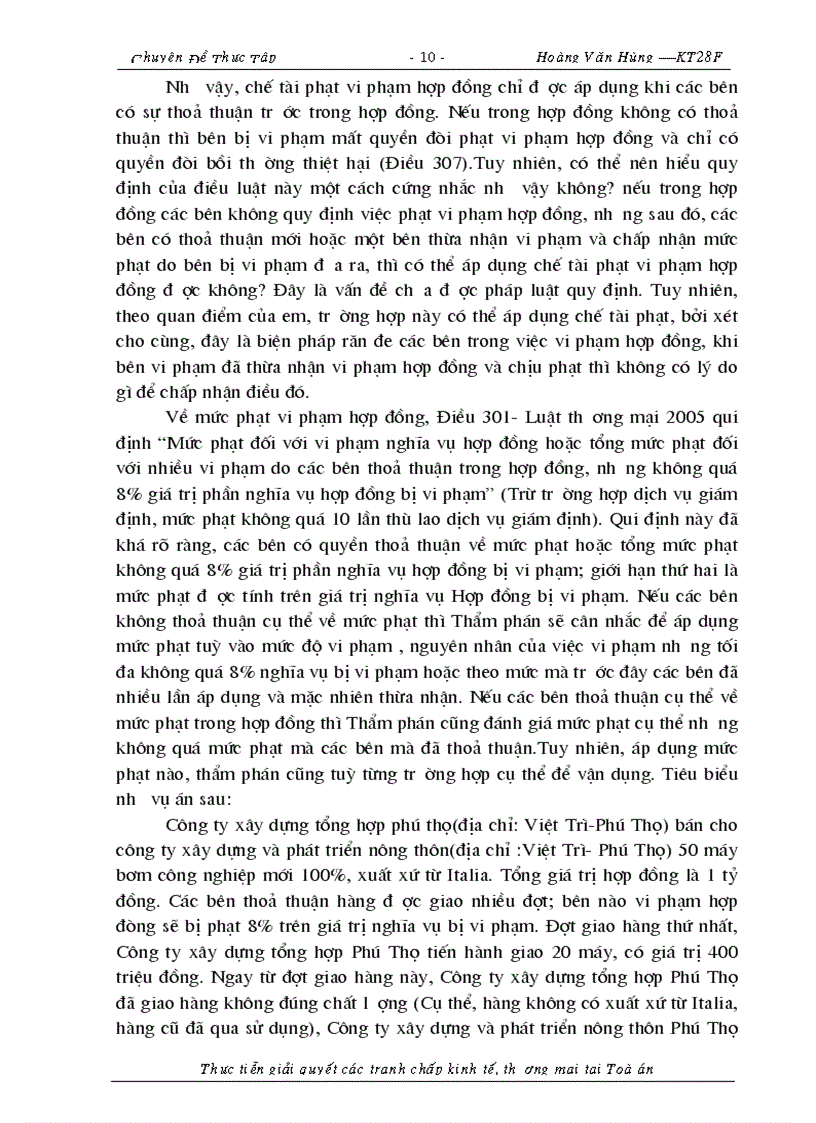 image for page Thực tiễn giải quyết các tranh chấp kinh tế thương mại tại Toà án