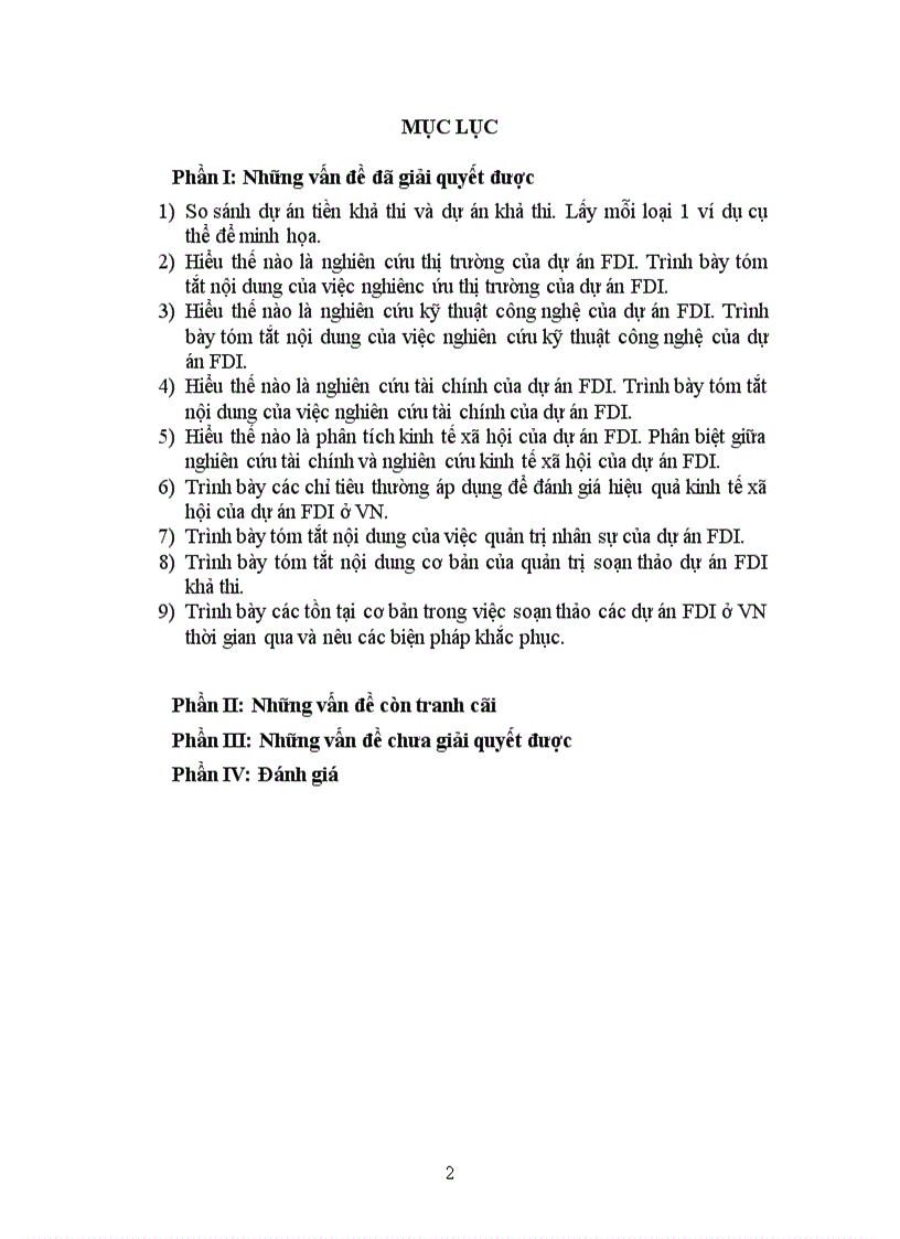 image for page Quản trị các giai đoạn của dự án FDI