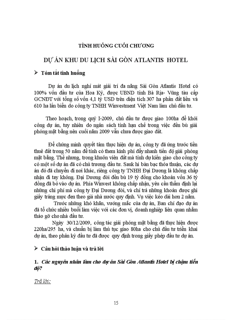 image for page Quản trị các giai đoạn của dự án FDI