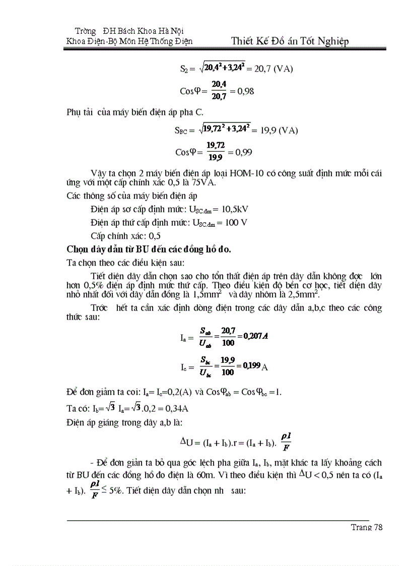 image for page Lựa chọn sơ đồ nối điện