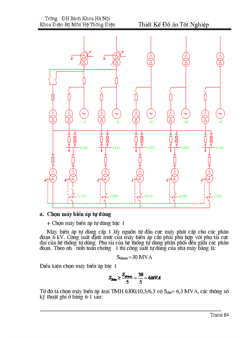 image for page Lựa chọn sơ đồ nối điện