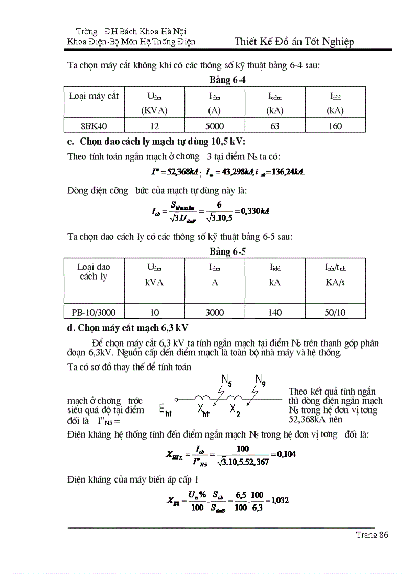 image for page Lựa chọn sơ đồ nối điện