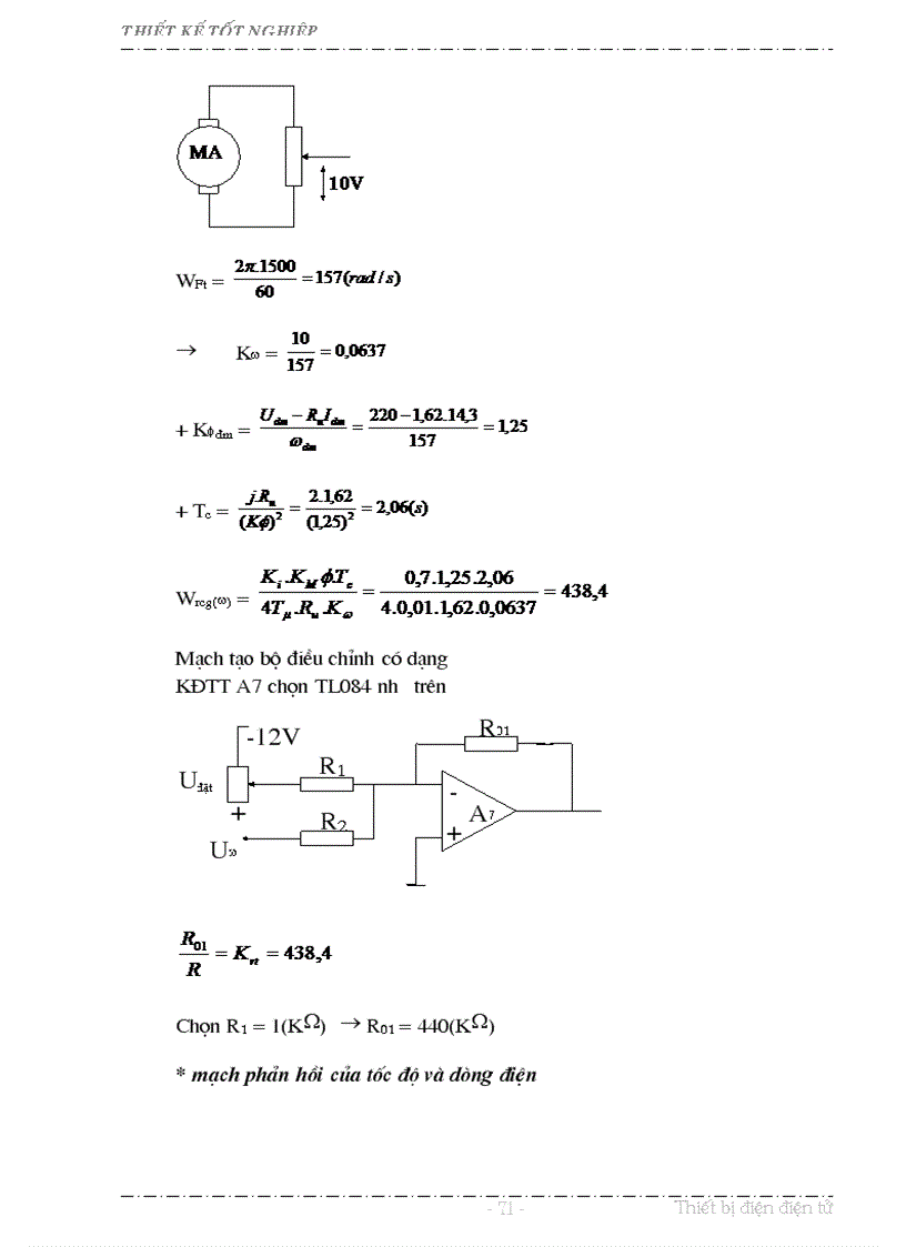 image for page Thiết kế mạch điều khiển chỉnh lưu Thyristor vòng hở 1