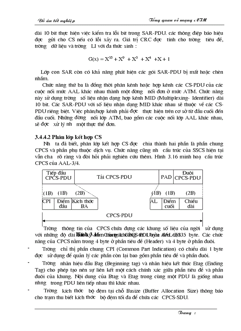 image for page Hệ thống truyền dẫn trong B ISDN