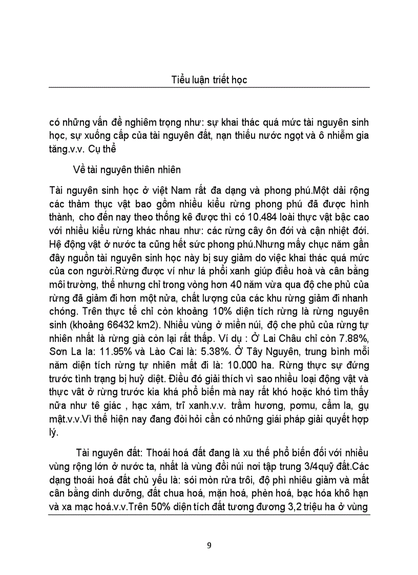 image for page Phân tích triết học vấn đề ô nhiễm môi trường ở nước ta hiên nay