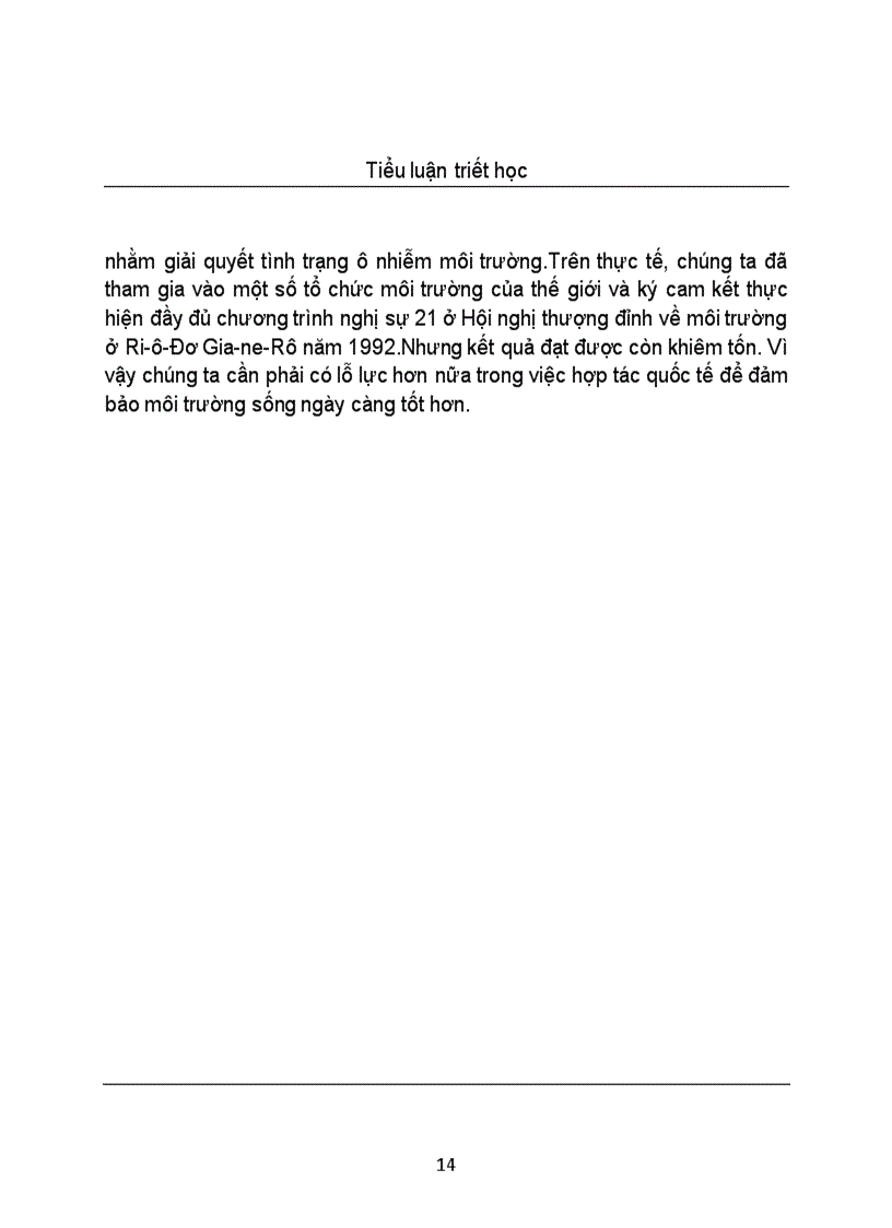 image for page Phân tích triết học vấn đề ô nhiễm môi trường ở nước ta hiên nay