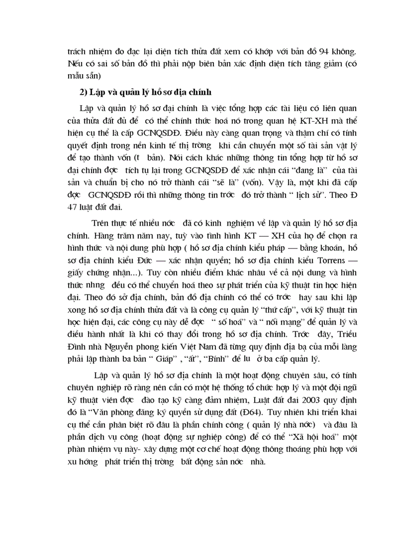 image for page Cơ sở khoa học của việc cấp GCNQSDĐ ở cho hộ gia đình cá nhân đang sử dụng đất 1