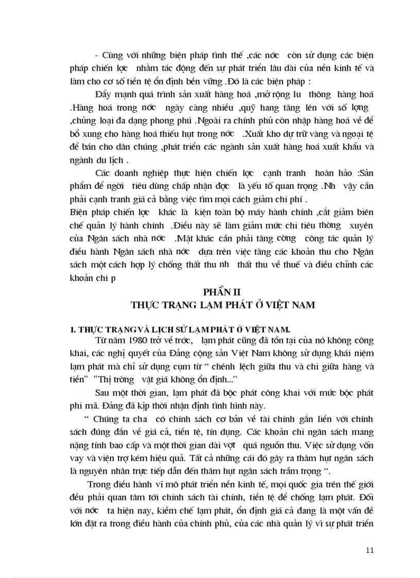 image for page Các giải pháp kiềm chế lạm phát ở Việt Nam