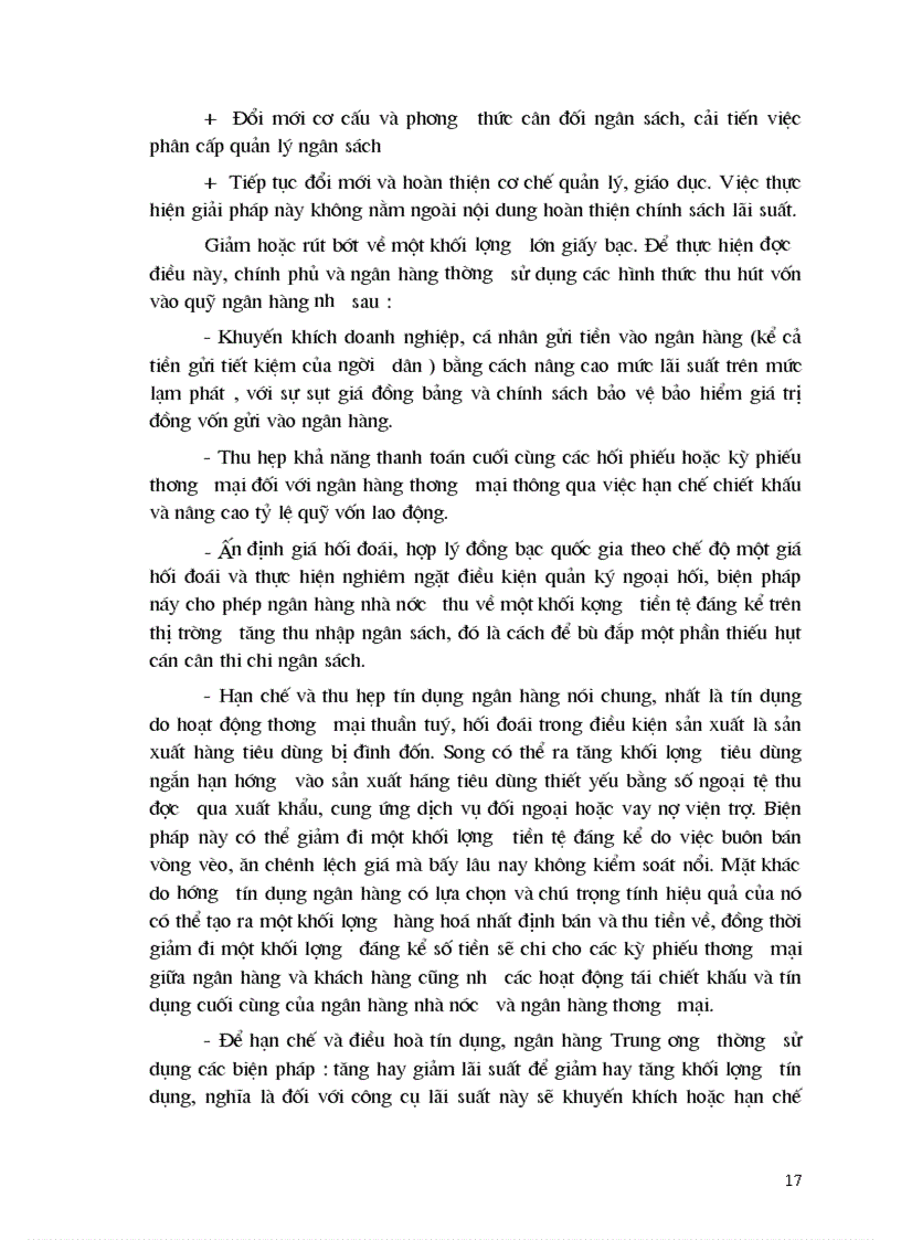 image for page Các giải pháp kiềm chế lạm phát ở Việt Nam