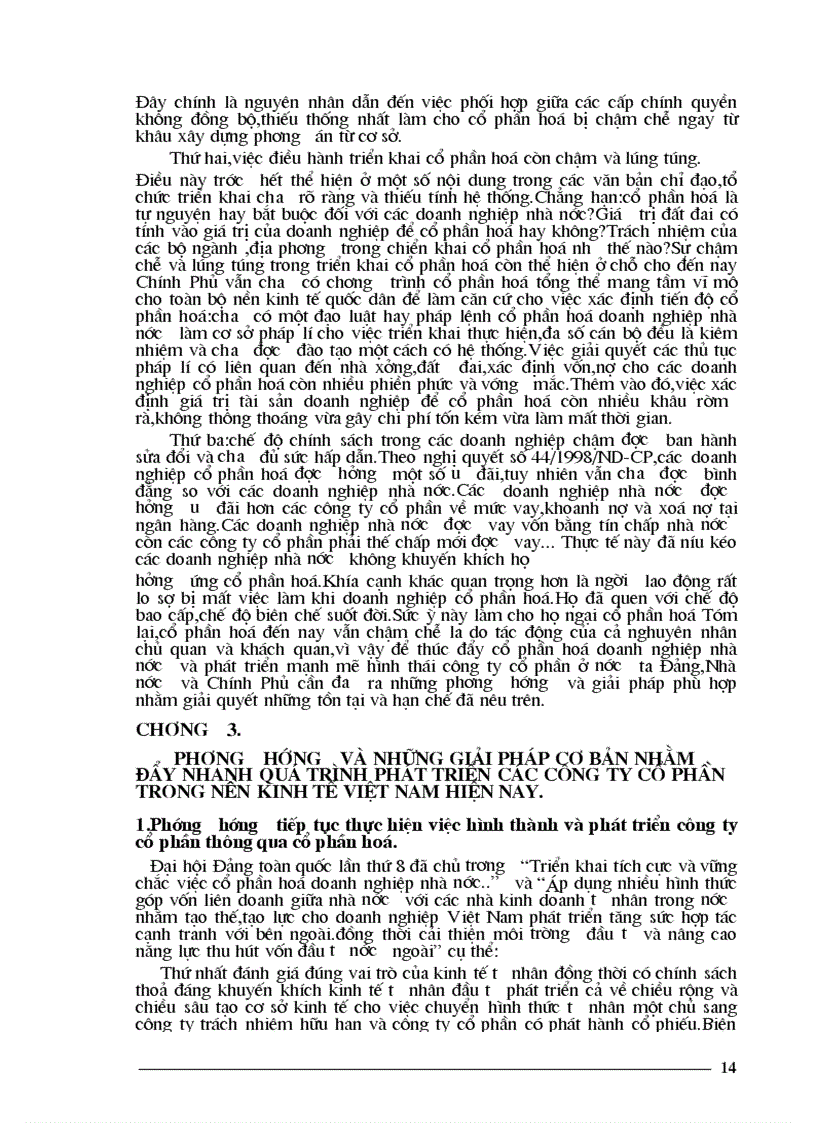 image for page Phương hướng và những giải pháp cơ bản nhằm đẩy nhanh quá trình phát triển các công ty cổ phần trong nền kinh tế Việt Nam hiện nay 1