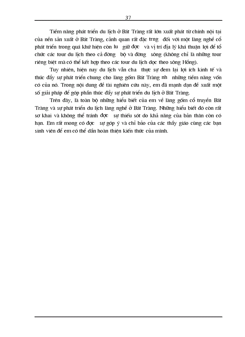 image for page Một số giải pháp để phát triển du lịch tại làng gốm sứ bát tràng 1