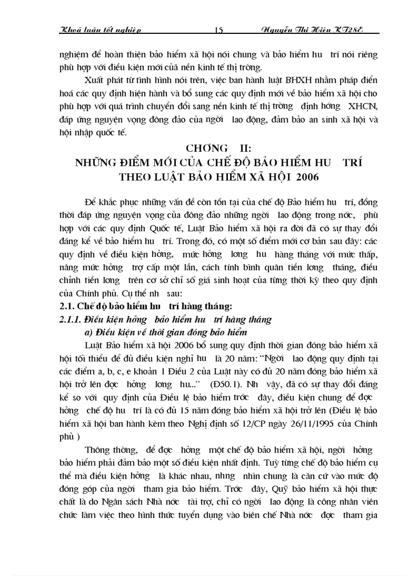 image for page Những điểm mới của chế độ bảo hiểm hưu trí trong luật BHXH 2006