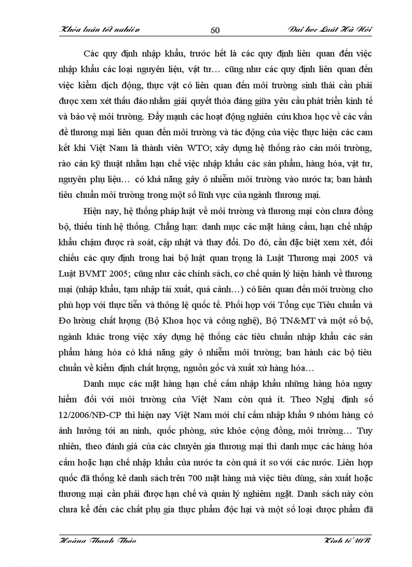 image for page Định hướng và kiến nghị giải pháp hoàn thiện pháp luật môi trường về nhập khẩu hàng hóa ở Việt Nam