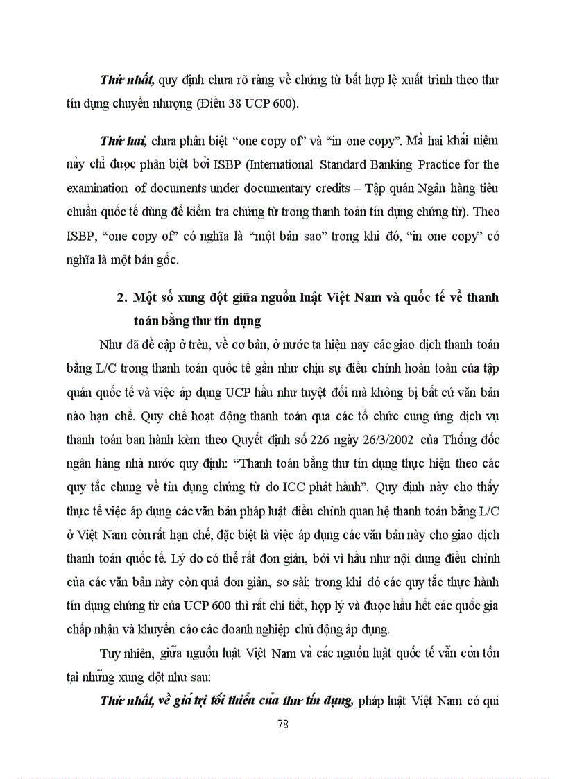 image for page Các quy định pháp luật của Việt Nam trong thanh toán quốc tế bằng thư tín dụng