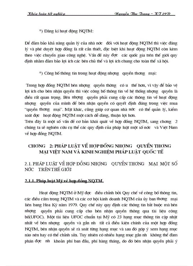 image for page Pháp luật về hợp đồng nhượng quyền thương mại ở Việt Nam và kinh nghiệm pháp luật quốc tế