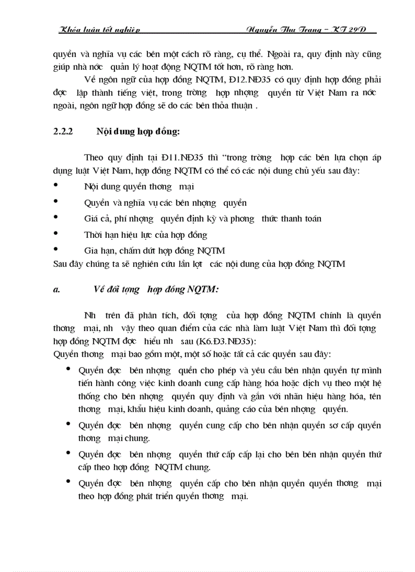 image for page Pháp luật về hợp đồng nhượng quyền thương mại ở Việt Nam và kinh nghiệm pháp luật quốc tế