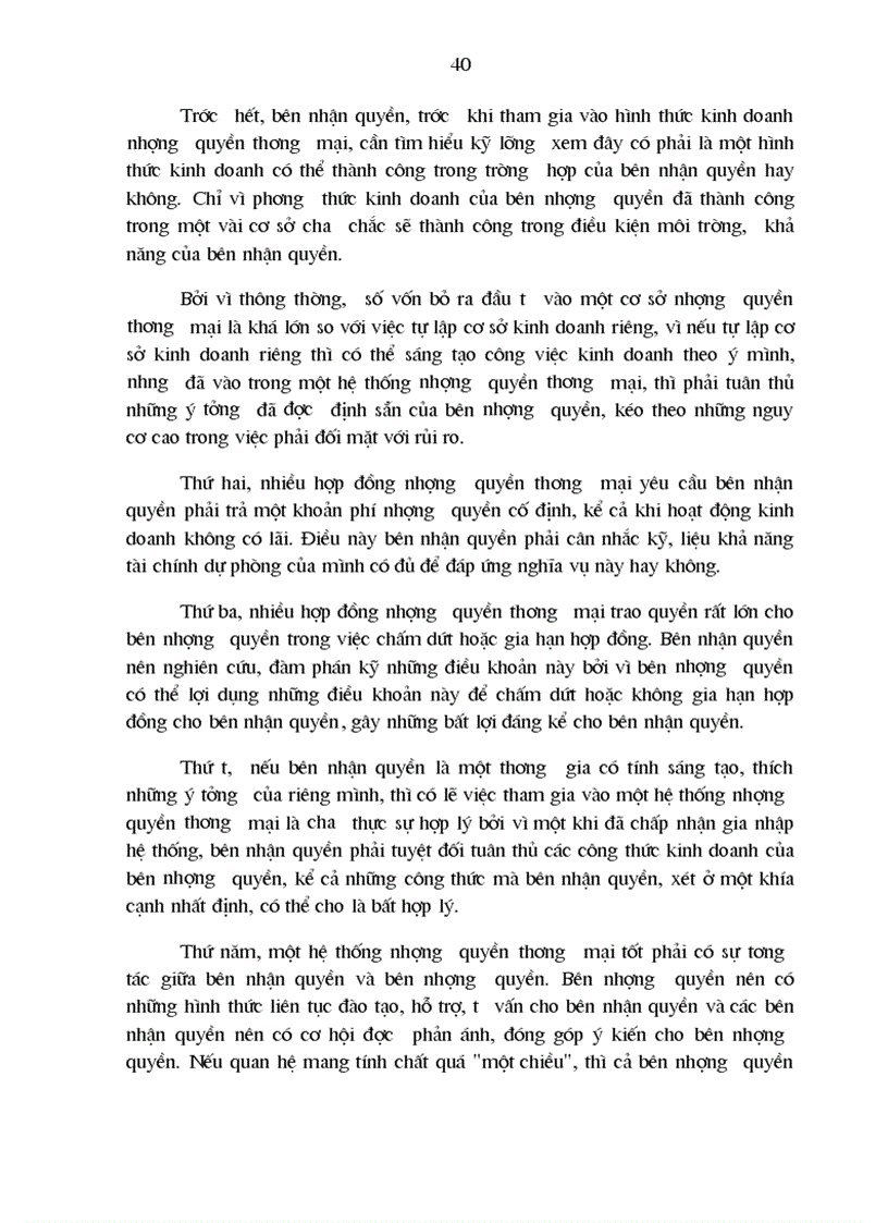 image for page Thực trạng nhượng quyền thương mại và một số kiến nghị nhằm hoàn thiện pháp luật nhượng quyền thương mại ở việt nam 1