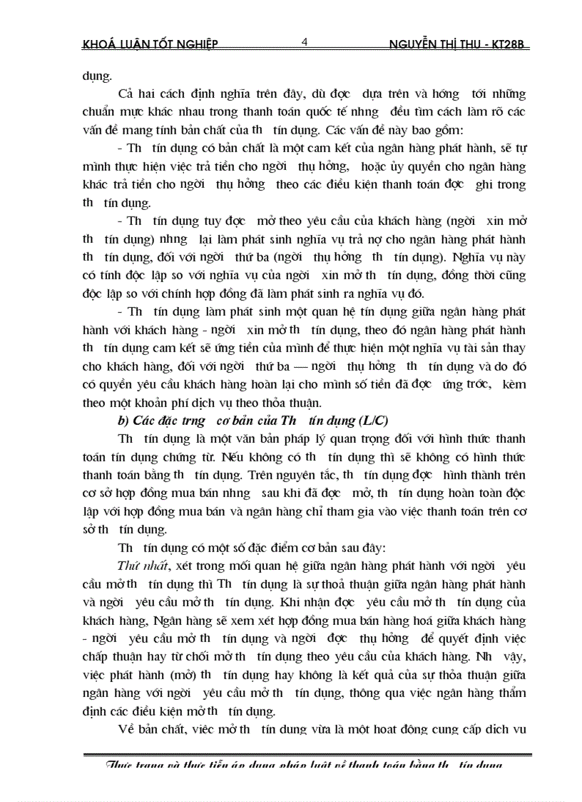 image for page Thực trạng và thực tiễn áp dụng pháp luật về thanh toán bằng thư tín dụng 1