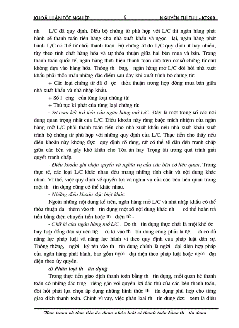 image for page Thực trạng và thực tiễn áp dụng pháp luật về thanh toán bằng thư tín dụng 1