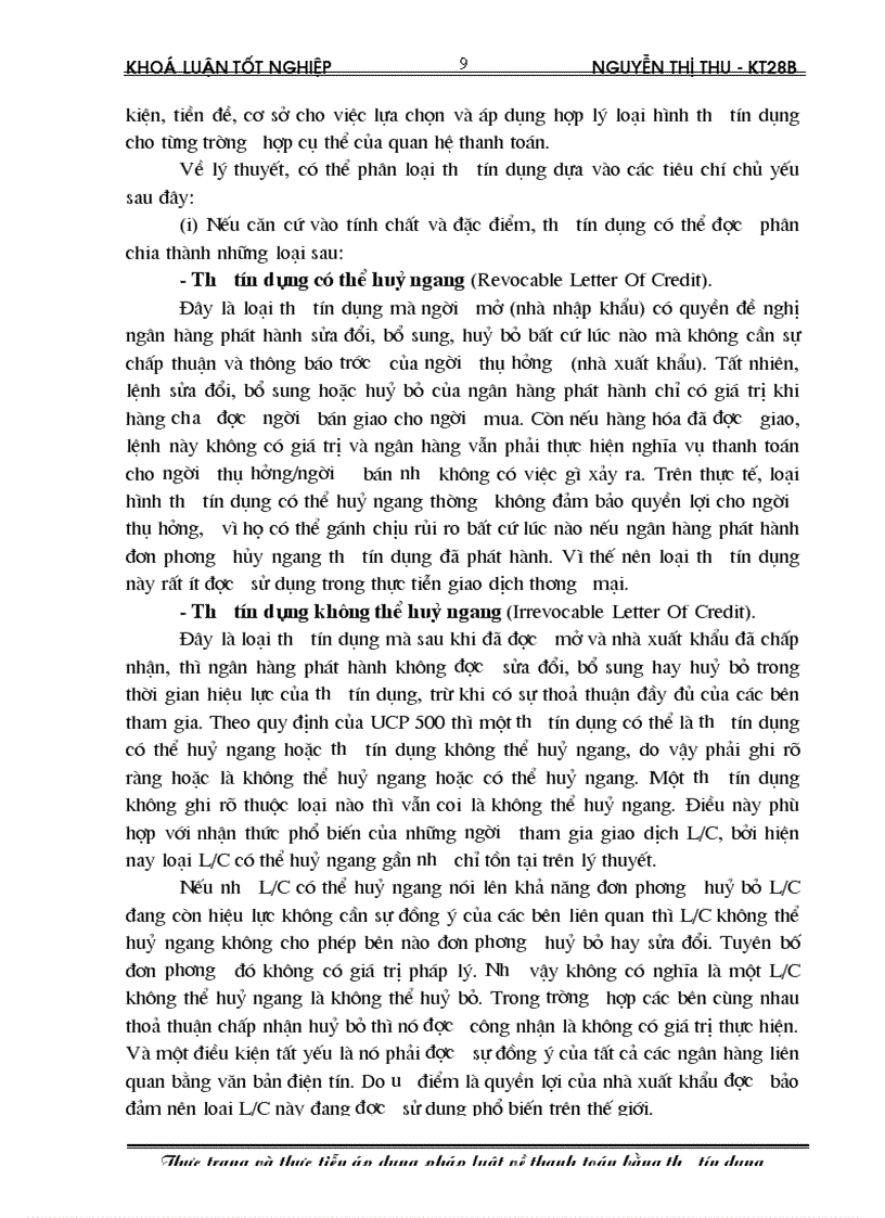 image for page Thực trạng và thực tiễn áp dụng pháp luật về thanh toán bằng thư tín dụng 1