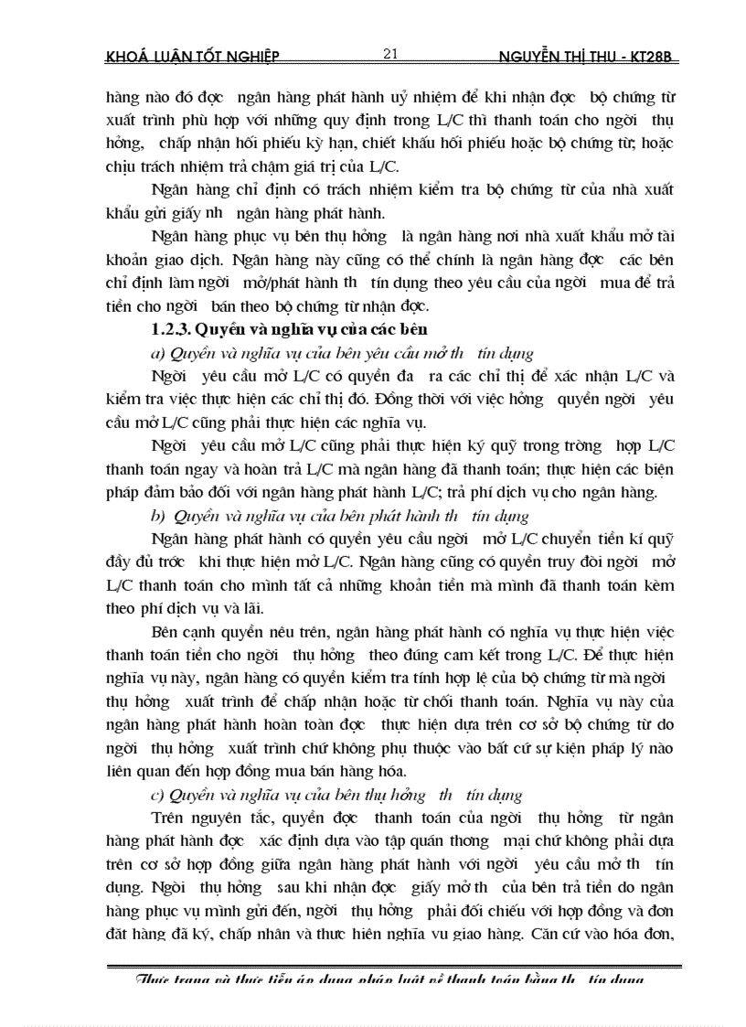 image for page Thực trạng và thực tiễn áp dụng pháp luật về thanh toán bằng thư tín dụng 1