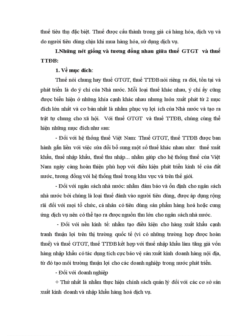 image for page Những điểm khác biệt giữa thuế GTGT và thuế TTĐB