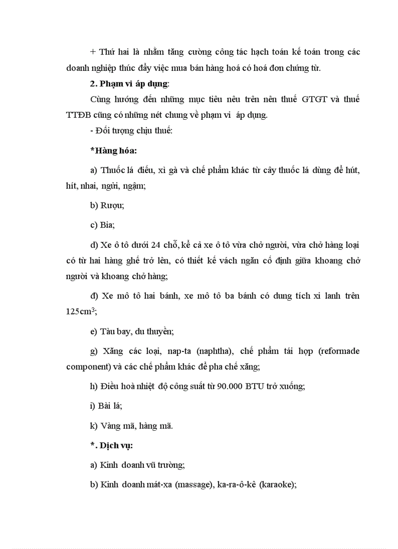 image for page Những điểm khác biệt giữa thuế GTGT và thuế TTĐB