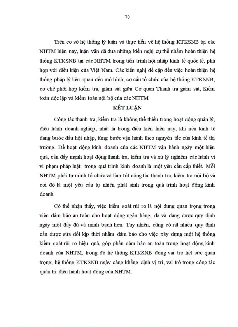 image for page Pháp luật điều chỉnh hệ thống kiểm tra kiểm soát nội bộ của ngân hàng thương mại và hoạt động của hệ thống kiểm tra kiểm soát nội bộ 1