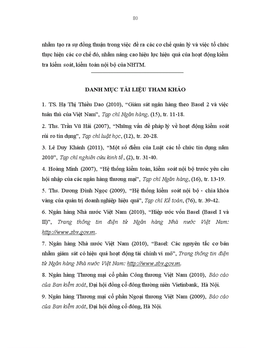 image for page Pháp luật điều chỉnh hệ thống kiểm tra kiểm soát nội bộ của ngân hàng thương mại và hoạt động của hệ thống kiểm tra kiểm soát nội bộ 1