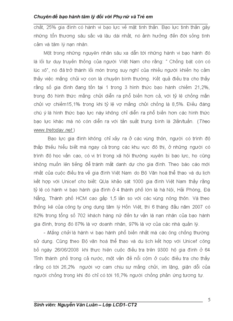 image for page Đánh giá thực trạng bạo hành tâm lý trong gia đình đối với phụ nữ và trẻ em 1