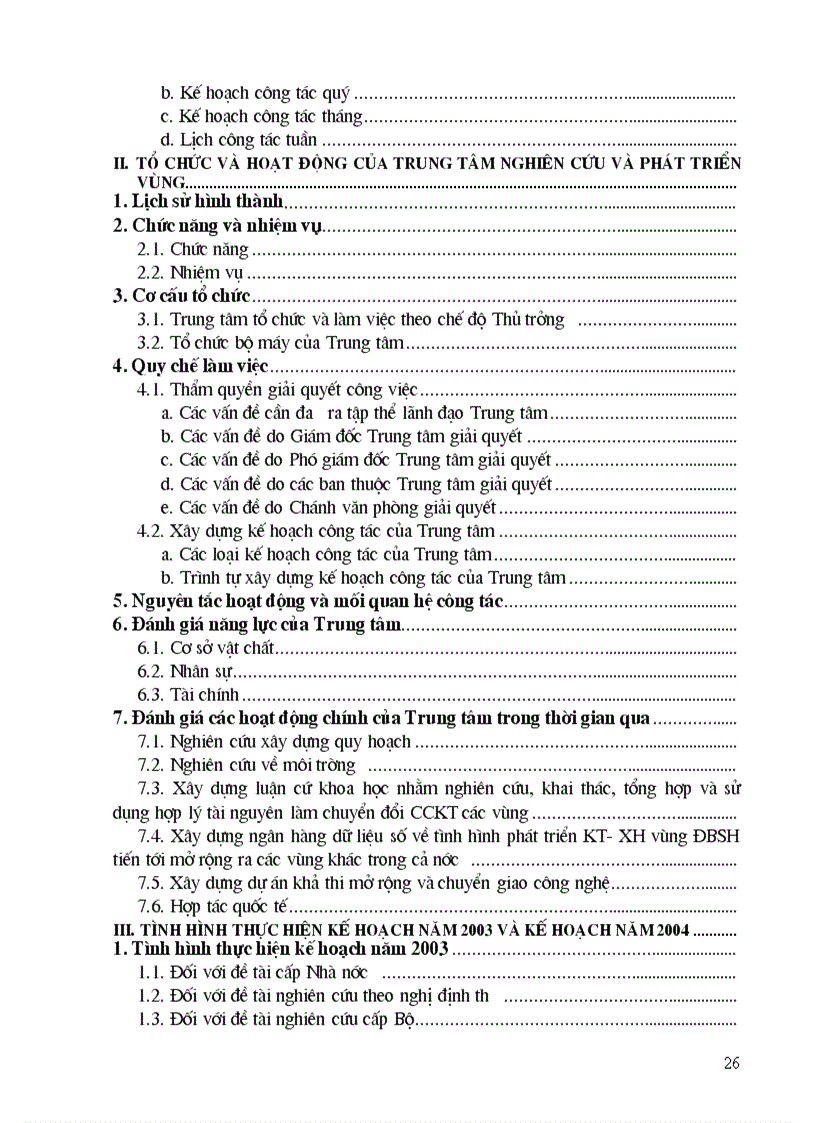 image for page Tổ chức và hoạt động của Trung tâm nghiên cứu và phát triển vùng