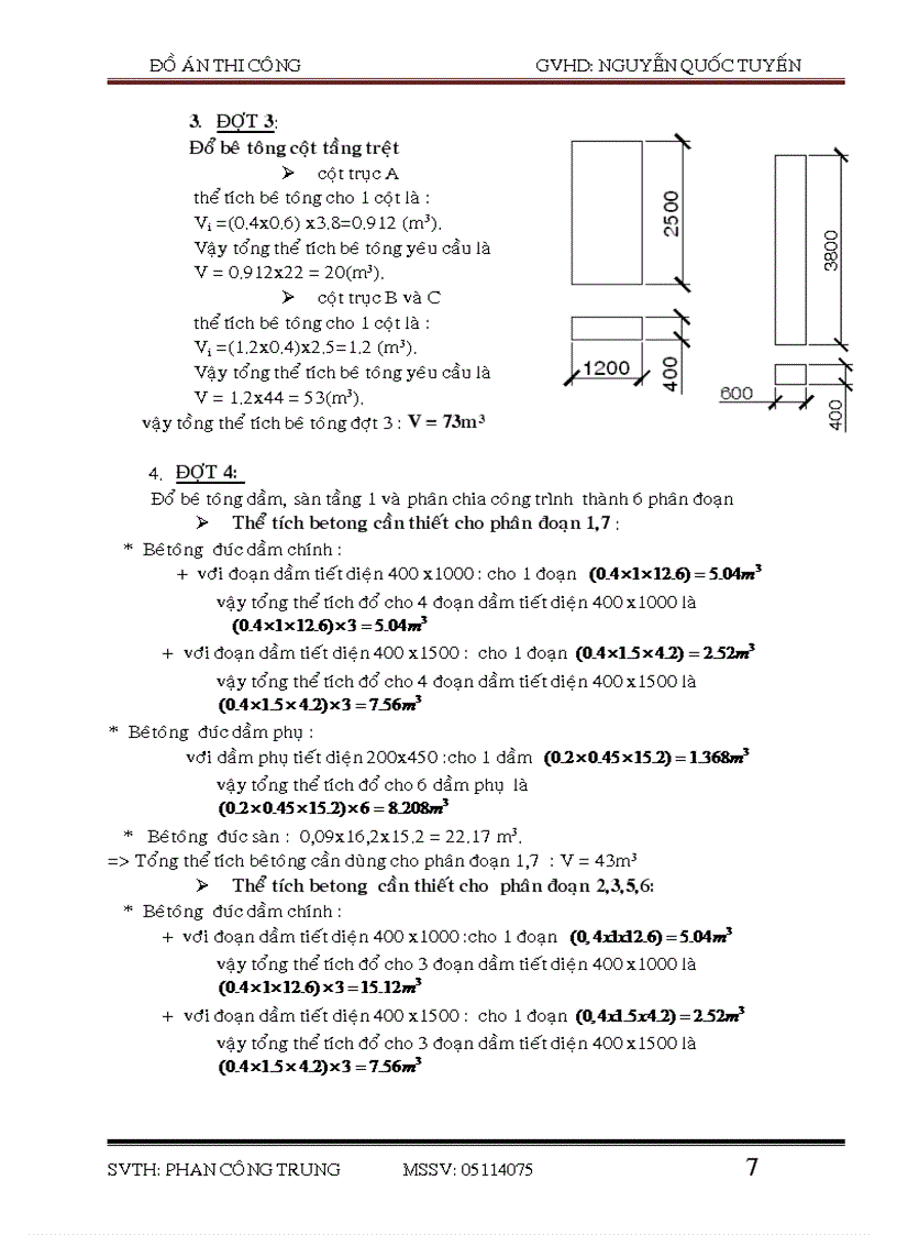 image for page Đồ án thi công