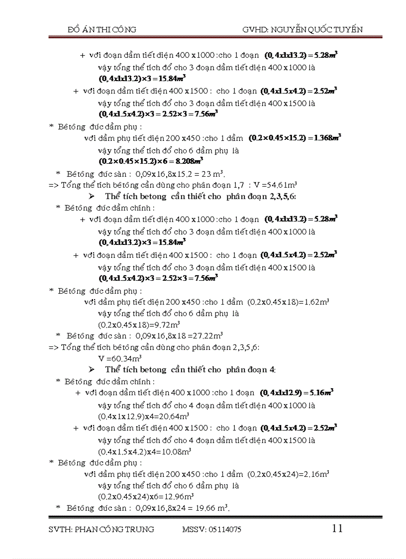 image for page Đồ án thi công