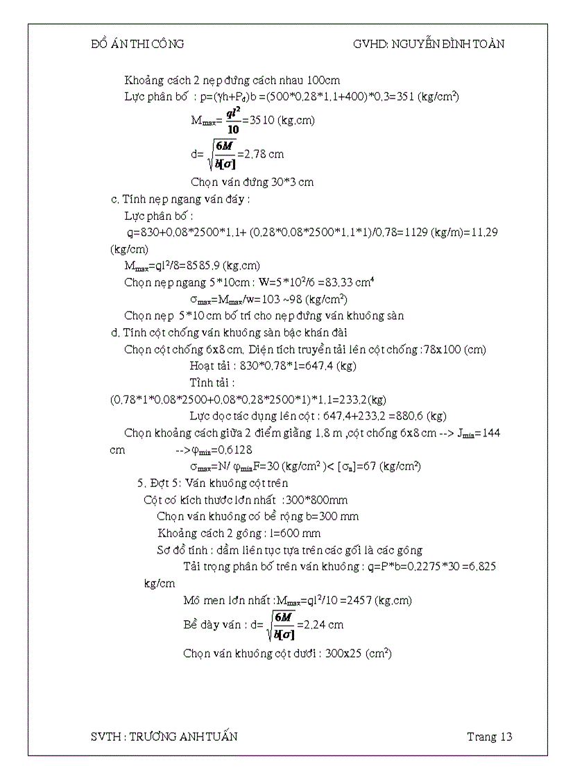 image for page Phương án thi công một công trình