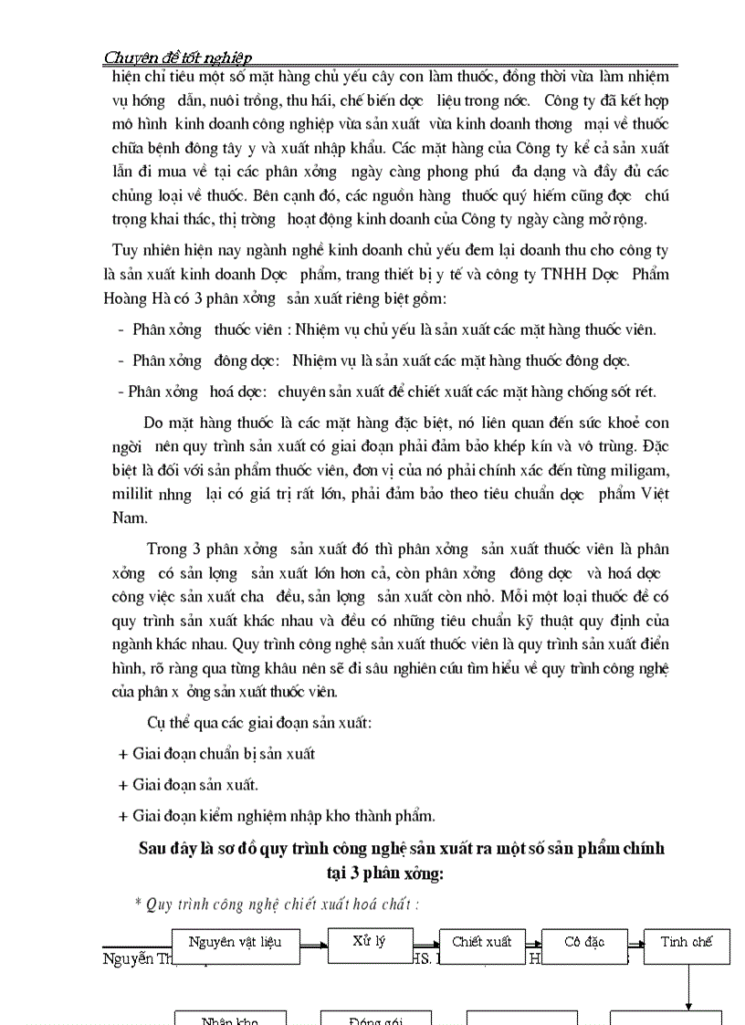 image for page Hoàn thiện công tác kế toán tập hợp chi phí sản xuất và tính giá thành sản phẩm Tại Công ty TNHH Dược phẩm Hoàng Hà