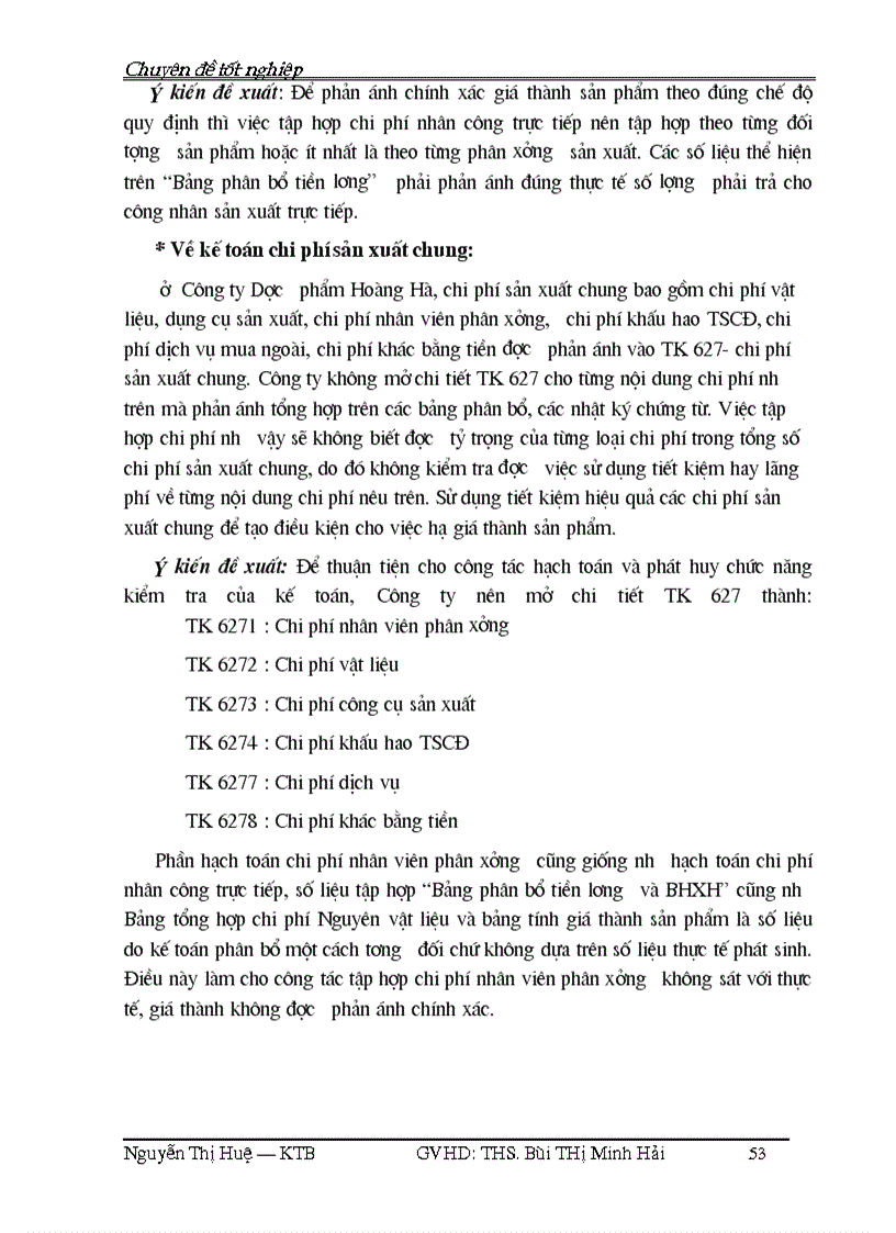 image for page Hoàn thiện công tác kế toán tập hợp chi phí sản xuất và tính giá thành sản phẩm Tại Công ty TNHH Dược phẩm Hoàng Hà