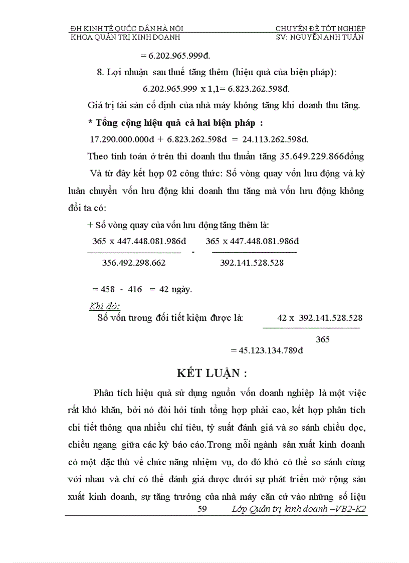 image for page Phân tích tính hiệu quả sử dụng vốn và biện pháp nâng cao hiệu quả sử dụng vốn của Nhà máy đóng tầu Hạ Long