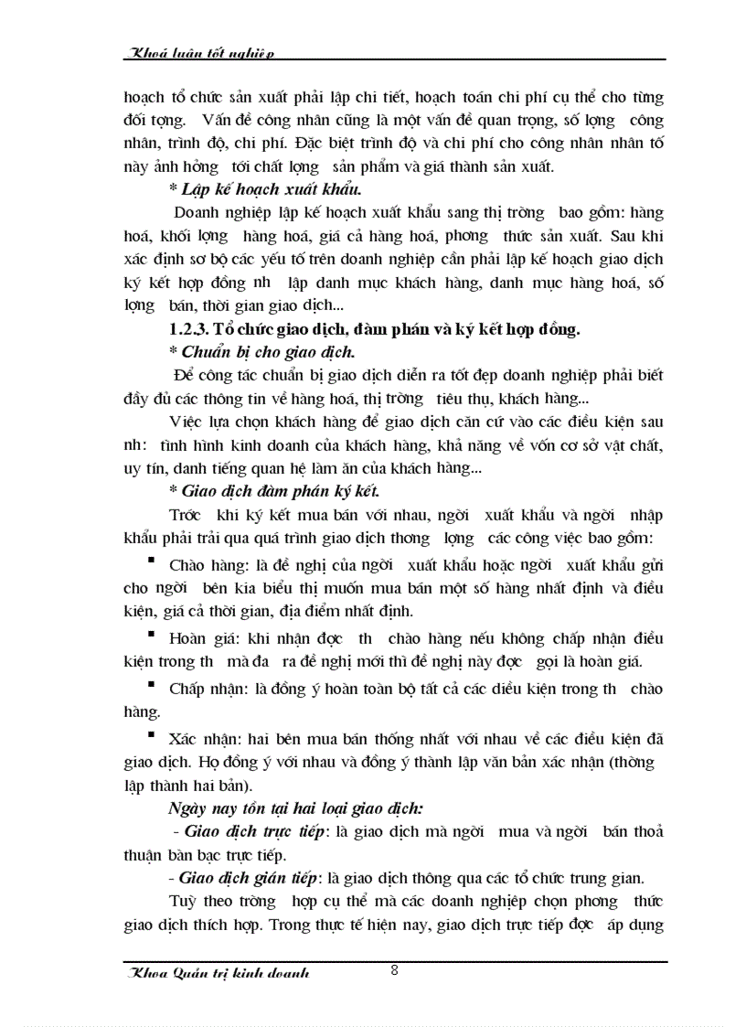 image for page Một số giải pháp nhằm thúc đẩy hoạt động xuất khẩu hàng may mặc tại Công ty cổ phần May Lê Trực