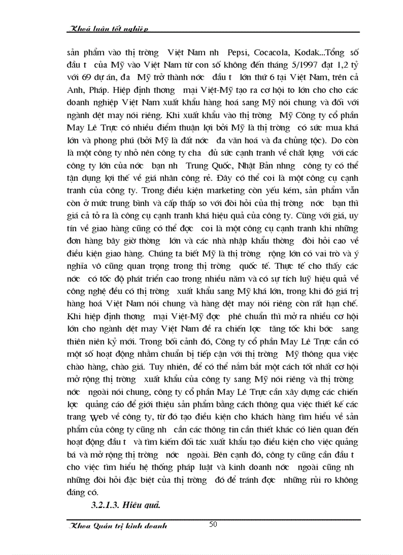 image for page Một số giải pháp nhằm thúc đẩy hoạt động xuất khẩu hàng may mặc tại Công ty cổ phần May Lê Trực